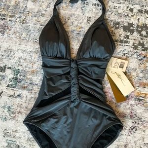Grey Swimsuit